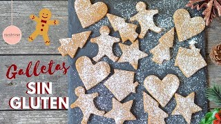 GALLETAS VEGANAS SIN GLUTEN NI AZÚCAR I Receta fácil [upl. by Eilyr]