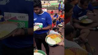 Hyderabad half Marathon 2024  we run 5k vlog marathon hyderabadmarathon runningmotivation run [upl. by Bridges120]