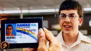 SUPERBAD  McLovin Buys Booze  Seth Rogen Jonah Hill Michael Cera [upl. by Brose955]