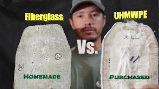 Can DIY Fiberglass outperform UHMWPE  Todays body armor of choice [upl. by Alrad]