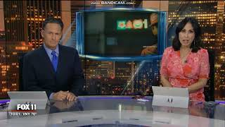 KTTV Fox 11 Ten OClock News Sunday breaking news cold open March 31 2019 [upl. by Lemmor]