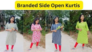 Branded Side Open Kurtis Offer Revealed in Live  Pragnya Collections [upl. by Lugar]