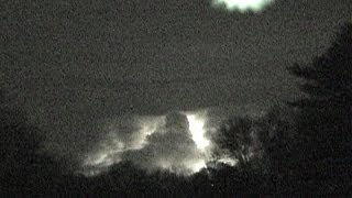 Mammatus cloud associated with tornado storm and non stop lightning [upl. by Naibaf]