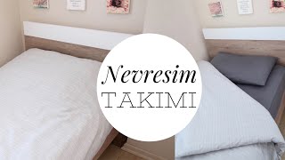 NEVRESİM TAKIMI DİKİMİ  Lastikli Çarşaf Yastık Kılıfı Düğmeli Yorgan Yüzü  Tek Kişilik [upl. by Mullins]