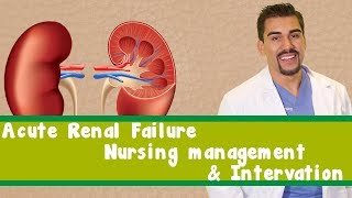 Acute Renal Failure Nursing management amp Interventions [upl. by Zealand360]