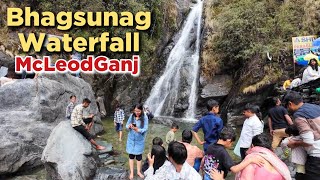 Bhagsunag Waterfall McLeodGanj Dharamshala  Bhagsunag Waterfall  McLeod Ganj Tourist Places [upl. by Aysahc]