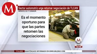 Industria automotriz de EU México y Canadá urge a retomar TLCAN [upl. by Sallee172]