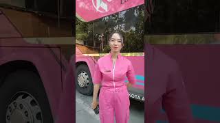 Cara masuk kerja pramugari kencana shortvideo pramugaricantik shorts kencanaluxurybus [upl. by Pappas]