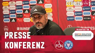 quotBei ihm muss Vollgas seinquot  PK mit Cristian Fiél vor dem Spiel gegen Kiel  1 FC Nürnberg [upl. by Shir568]