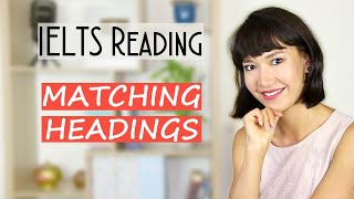 IELTS Reading Hack  Matching Headings [upl. by Aekim]