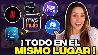 IMPOSIBLE 😱 Todas las plataformas de streaming en UNA SOLA ¿Qué es MVS HUB [upl. by Enaoj]