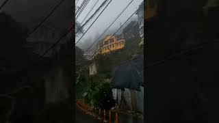 Darjeeling Lebong Road Landslide Livevideo [upl. by Ellehcirt]