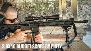 Pinty 39X40 Budget Rifle Scope Review [upl. by Eldwon]