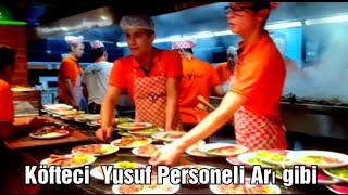 KÖFTECİ YUSUF PERSONELİNİN ÇALIŞMASINI GÖRDÜNÜZ MÜ SOKAK LEZZETLERİ [upl. by Felecia]