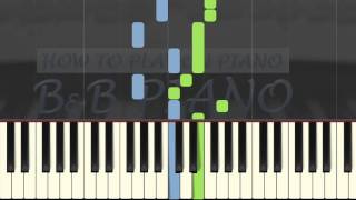 Jingle bells easy piano tutorial Synthesia [upl. by Lough17]