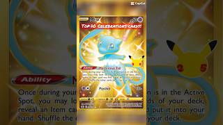 Top 10 ALL Celebrations Set Pokemon cards shorts pokemon celebrations charizard mew umbreon [upl. by Aynot773]