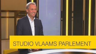 Studio Vlaams Parlement met Egbert Lachaert [upl. by Bran]