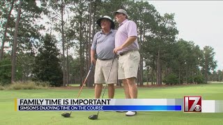 Fatherson golf tournament rekindles memories for 38time NC amateur champ his son [upl. by Akcire]