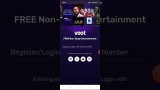 Voot app pr login kaise kare [upl. by Althee]