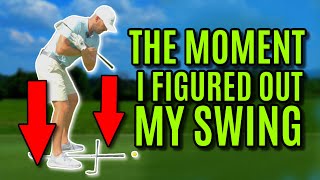 GOLF This Was The Moment I Figured Out The Golf Swing [upl. by Ahseryt]