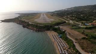 LANDING AT KEFALONIA RWY32 2462022 [upl. by Chaiken528]