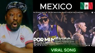 Por Mi Mexico Remix 🇲🇽  Lefty SM Santa Fe Klan Dharius CKan MC Davo amp Neto Peña REACTION [upl. by Mart555]