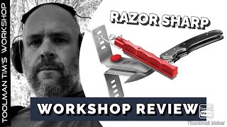 LANSKY DELUXE 5 KNIFE SHARPENER  Using For First Time Lansky Sharpening System Review [upl. by Ialocin]