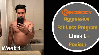 Kinobody Review Week 1  Aggressive Fat Loss Program  Intermittent Fasting [upl. by Heintz]