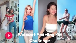 Walmart Yodeling Kid Challenge Musically Compilation 2 [upl. by Ocnarfnaig]