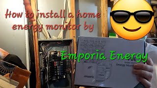 How to install an Emporia VUE smart home energy monitor [upl. by Oeramed]