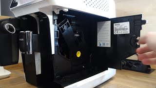 How to clean and lubricate brew unit in Philips LatteGo coffee machine  maintenance tutorial [upl. by Enibas]