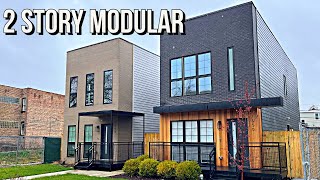 So much Space Inside Look at 2 Story PREFAB HOMES as an Affordable Option in America [upl. by Neersan]