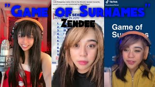 Game of Surnames  Zendee  Good Vibes Lang Ep2 [upl. by Lennad468]