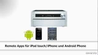 ONKYO TXNR818 Vorschau Netzwerk HQV ISF NeoX 4K Spotify iPhone5 ready über USB [upl. by Dusty]