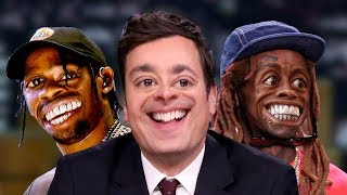 Lil Wayne amp Travis Scott Get Weird with Jimmy Fallon [upl. by Narra]