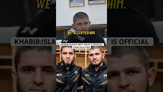 KHABIB ANNOUNCES DETAILS ABOUT ISLAMS NEXT FIGHT [upl. by Adelina]