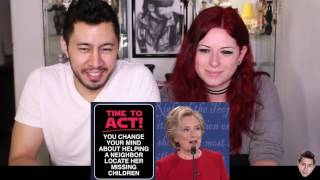 BAD LIP READING DEBATE NIGHT First Presidential Debate REACTION [upl. by Spindell]