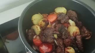 Simple recipe beef stew yummy [upl. by Suoicserp]