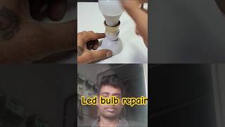 How to fix led bulb in minunnt ledbulbcircuit ledbulbrawmateriallight bulb shortsyoutbeshorts [upl. by Mw]