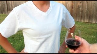 Neverwet TShirt Wine Test [upl. by Philcox]