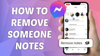 How to Remove Someone Notes From Messenger [upl. by Aila61]