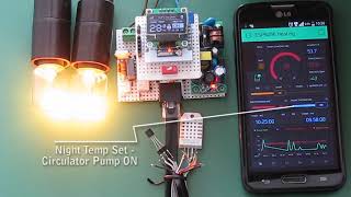 esp8266 blynk remote room thermostat [upl. by Attaynik]