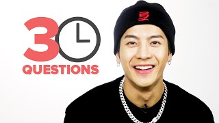 30 Questions In 3 Minutes With Jackson Wang [upl. by Nitsid]