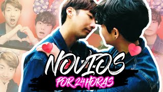 24 HORAS SIENDO NOVIOS 👬 COREANOS [upl. by Atile265]