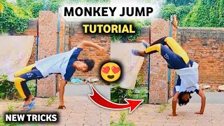 how to learn monkey jump tutorial in hindi  macaco flip tutorial easy steps  tubu Michael [upl. by Elohcin]