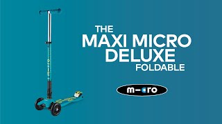 Introducing the New Foldable Maxi Micro Scooter  Micro Scooters [upl. by Torhert]