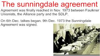 Sunningdale Agreement 19734 Presentation video [upl. by Nelav]