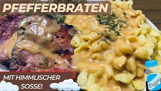 Pfefferbraten mit extra viel Soße  absolut GELINGSICHER  SONNTAGSBRATEN [upl. by Tootsie]