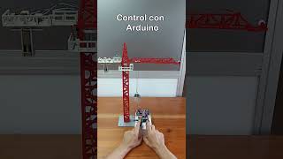 GRUA TORRE CON ARDUINO arduinos [upl. by Kolva]