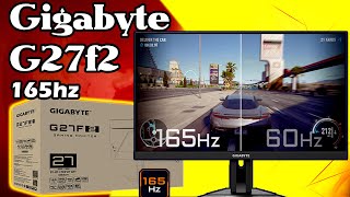 Gigabyte G27F 2 27quot Gaming Monitor Review  gigabyte g27f2 gaming monitor  165hz gaming monitor [upl. by Gudren651]